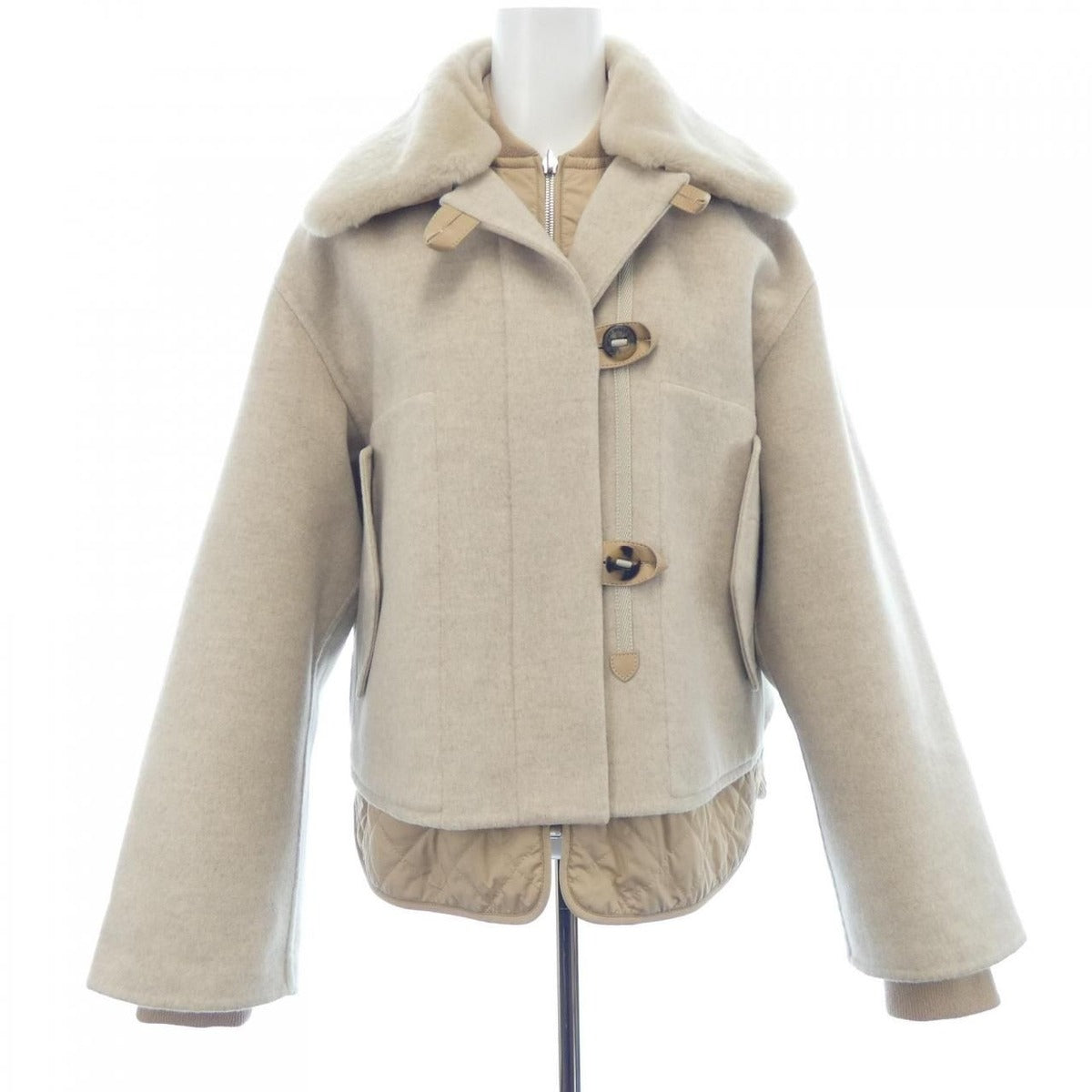Hermes 3Way Jacket Cashmere 34 Shear Rig
