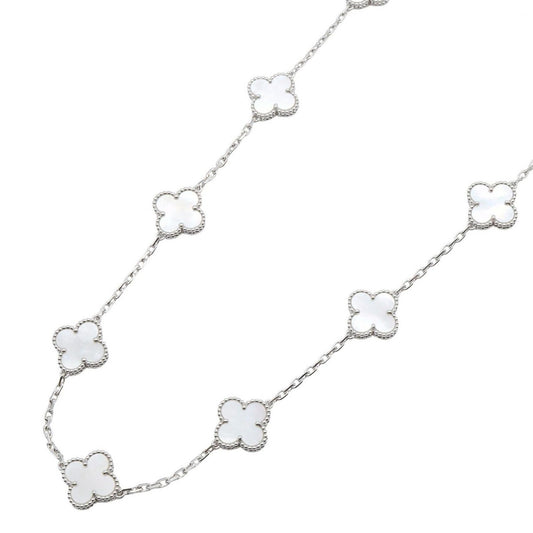Van Cleef & Arpels Necklace Vintage Alhambra 20 Motifs Mother of Pearl
