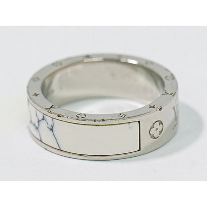 Louis Vuitton LV Bag Colors Ring L 21.5 Metal Silver — view 2