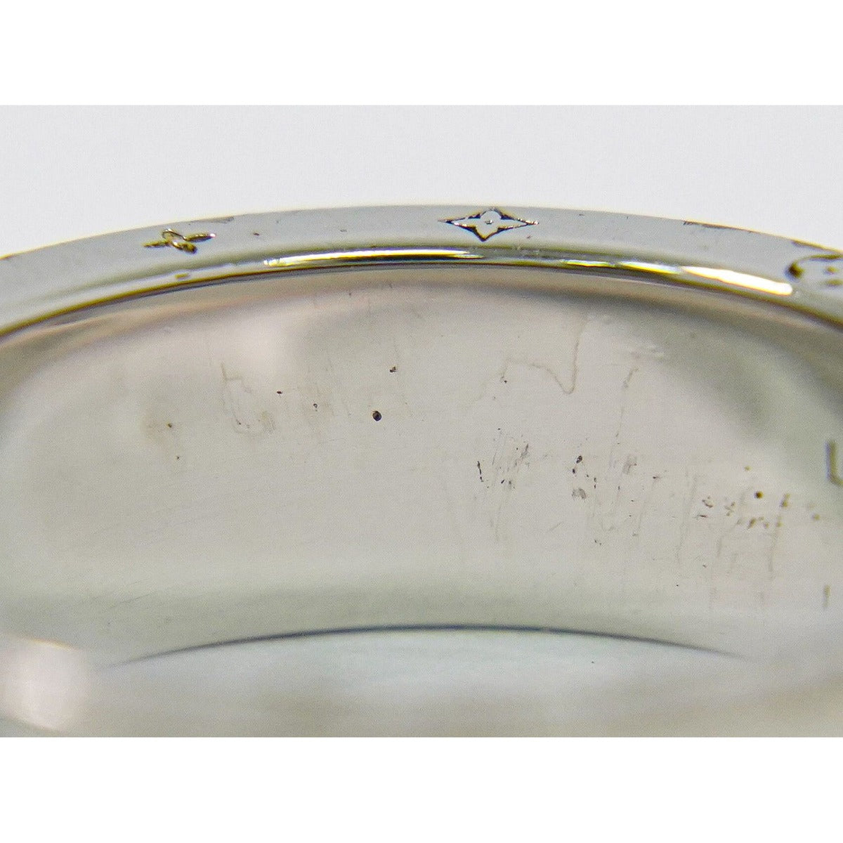 Louis Vuitton LV Bag Colors Ring L 21.5 Metal Silver — view 8