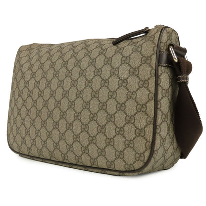 Gucci Shoulder Bag Brown Beige GG Supreme Canvas — view 2