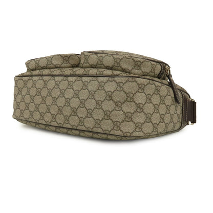 Gucci Shoulder Bag Brown Beige GG Supreme Canvas — view 3