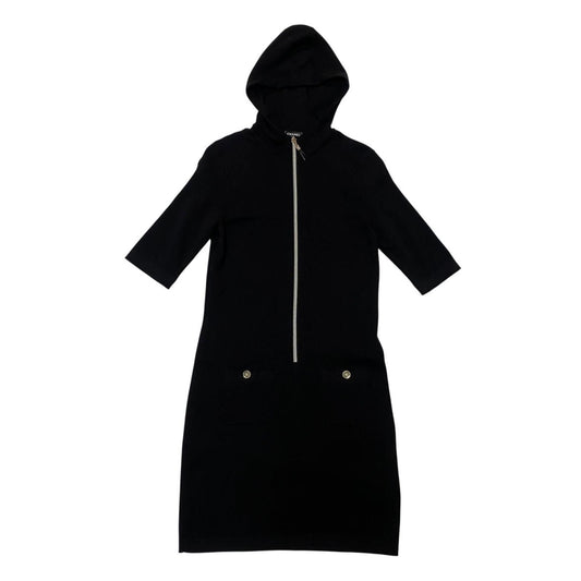 Chanel CC Logo Button Dress Cashmere 36