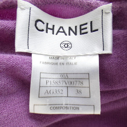 Chanel Vintage Knit Top Purple — view 4
