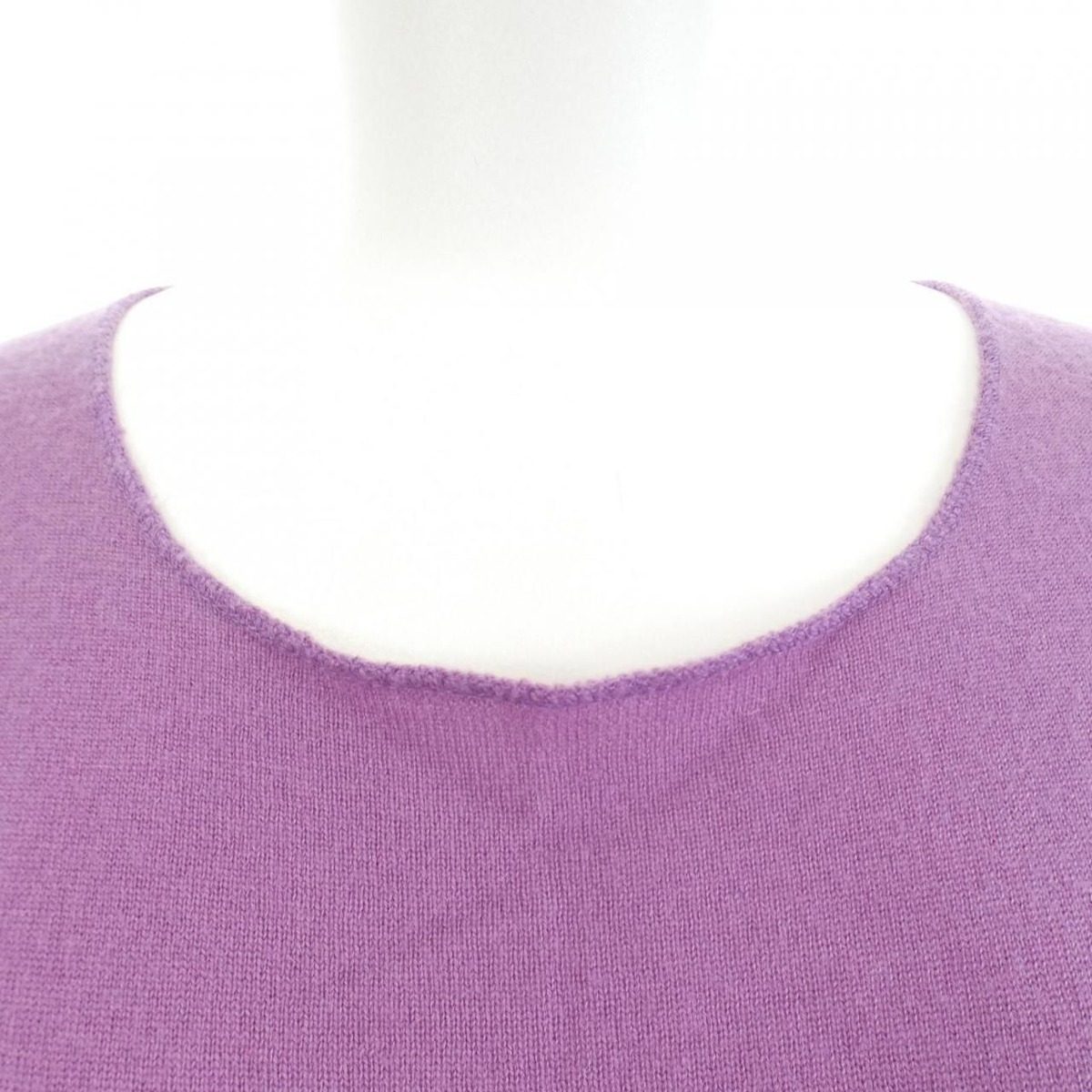 Chanel Vintage Knit Top Purple — view 5