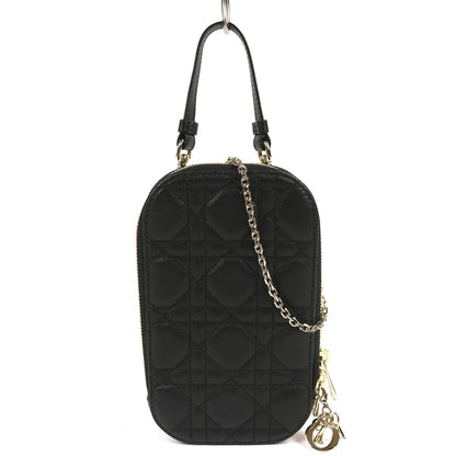 Dior Christian Phone Pouch Black