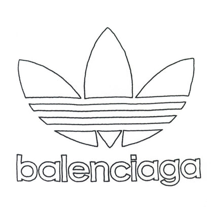 Balenciaga Adidas Cotton High Neck Logo — view 4