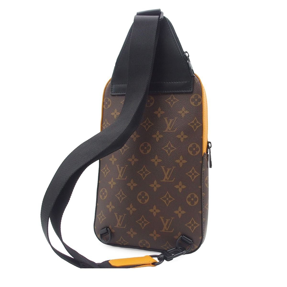 Louis Vuitton Avenue Sling Bag Brown Monogram Macassar Cross — view 2