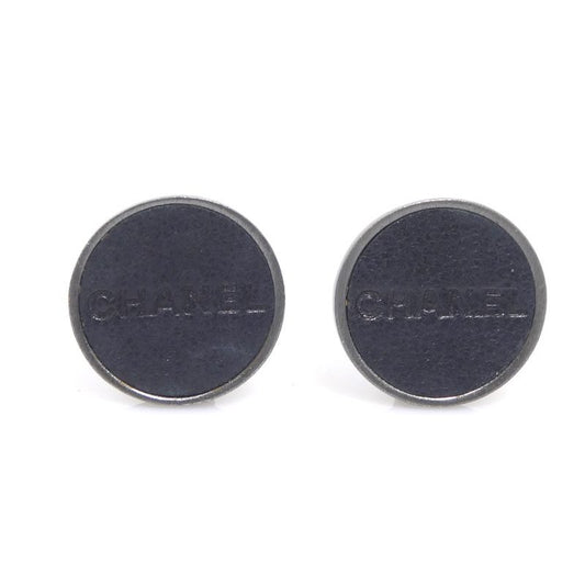 Chanel Classic Black Earrings