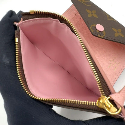 Louis Vuitton Portefeuille Victorine Monogram Rose Ballerine Brown Light Pink — view 10