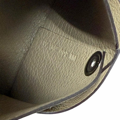 Hermes Bastia Beige Marfa Evercolor Silver Coin Case — view 9