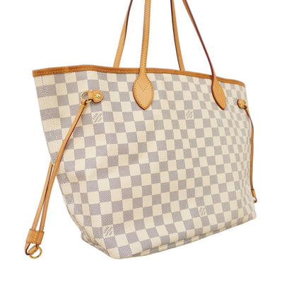 Louis Vuitton Tote Damier Azur Neverfull White — view 2