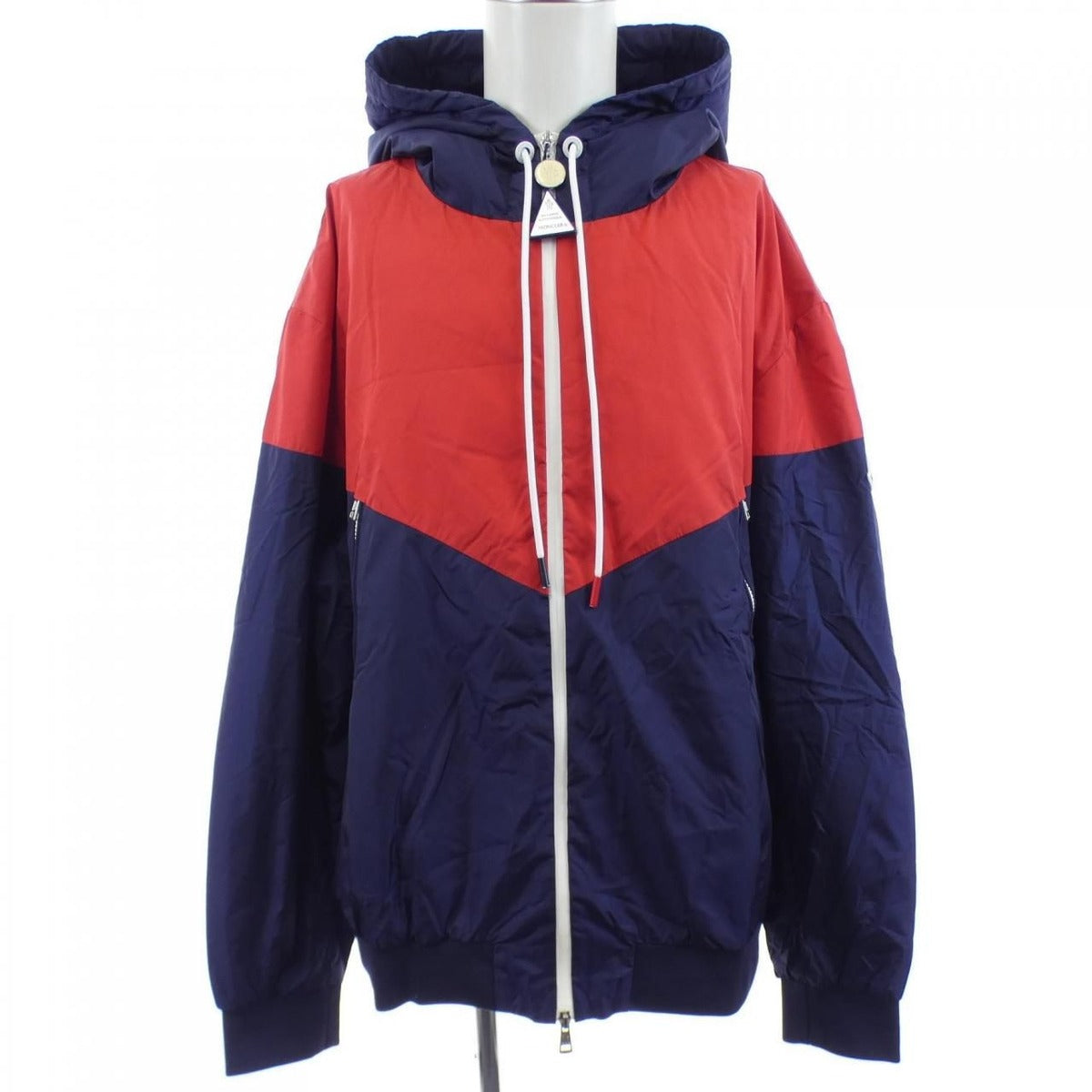 Moncler Bukret Down Jacket Navy Red