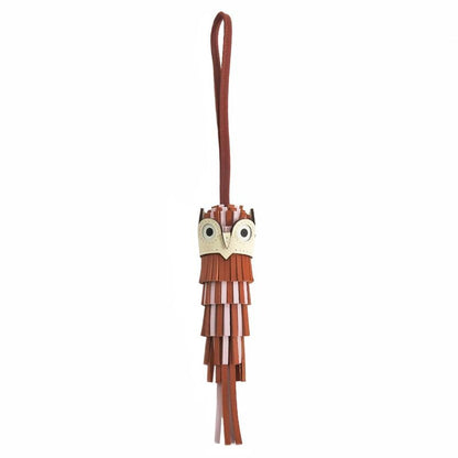 Hermes Chouette Owl Charm Band Epi Smovepele Sienne