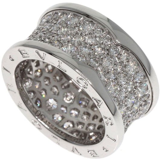 Bvlgari Full Pave Diamond 50 Ring 18K White Gold