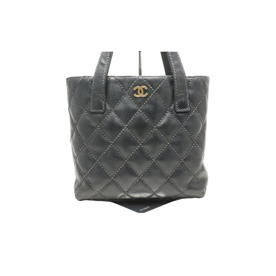 Chanel Wild Stitch GD Leather Tote