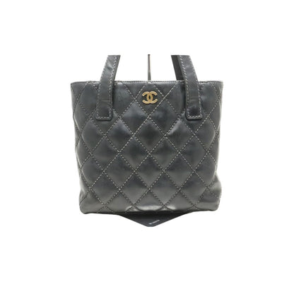 Chanel Wild Stitch GD Leather Tote