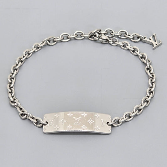Louis Vuitton Bracelet Monogram Gold 18 23 cm Pattern