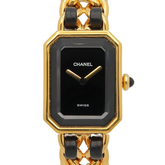 Chanel Watch Premiere S Black Leather