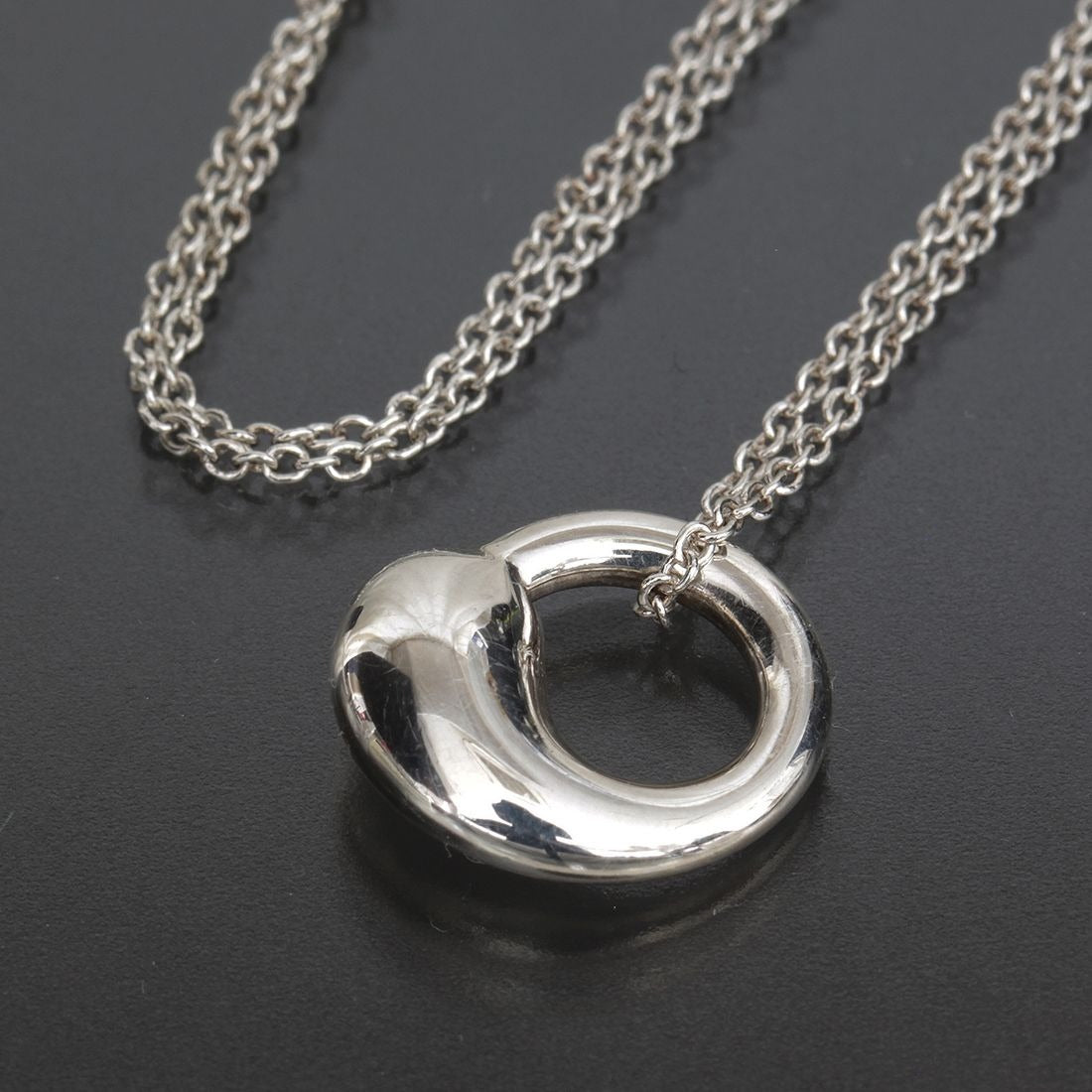 Tiffany & Co Eternal Circle Necklace 925 Sterling Silver