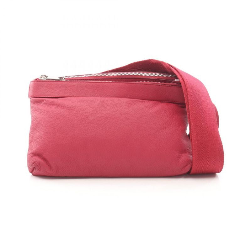 Bottega Veneta Shoulder Bag Red Leather