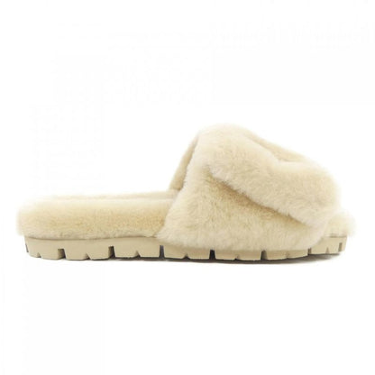 Prada Triangle Logo Shearling Slides 1 Xx662 Sandals