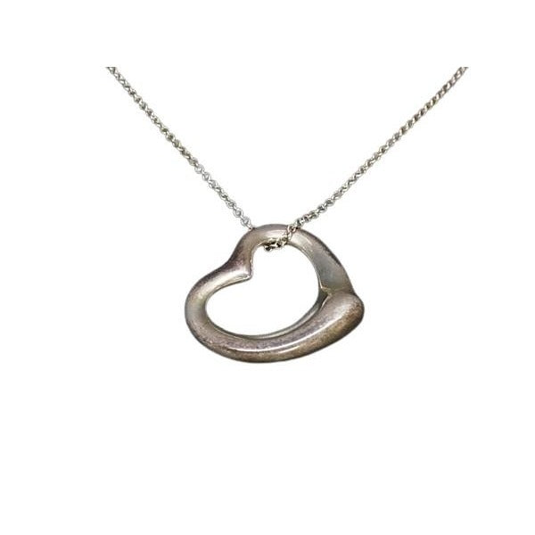Tiffany & Co Necklace Elsa Peretti Open Heart Silver SV 925 — view 2