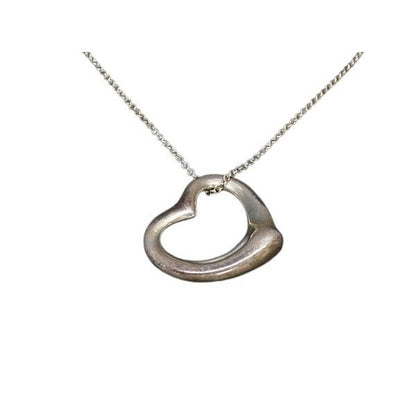 Tiffany & Co Necklace Elsa Peretti Open Heart Silver SV 925 — view 2