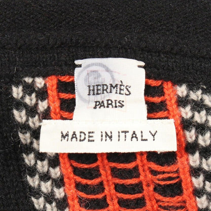 Hermes Knit Check High Neck Cashmere Sweater — view 3