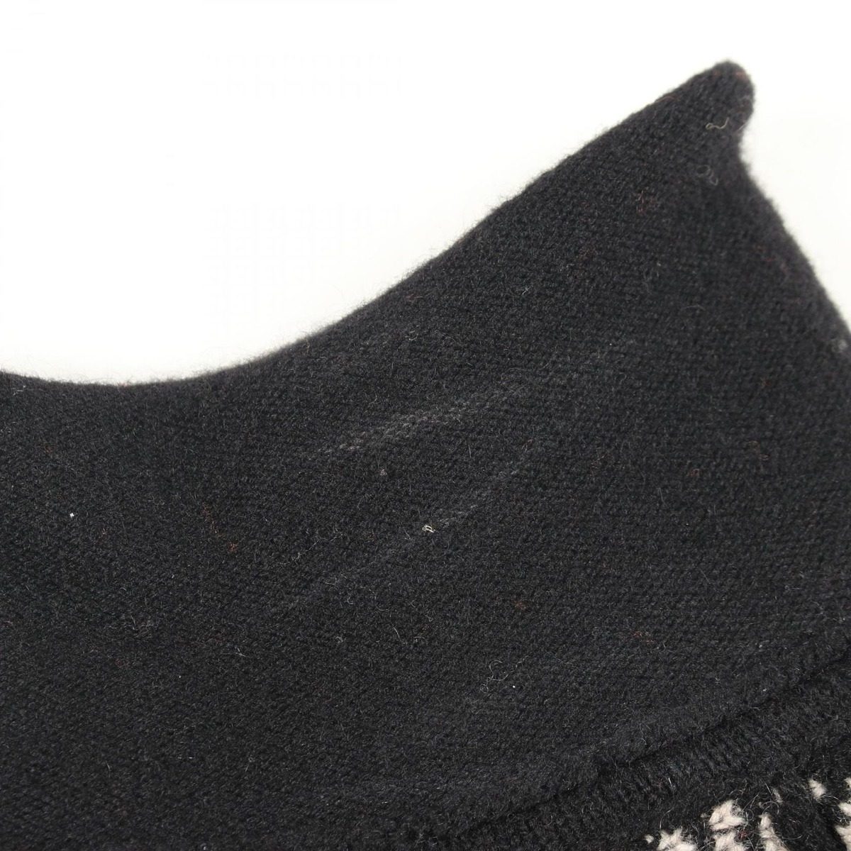 Hermes Knit Check High Neck Cashmere Sweater — view 6