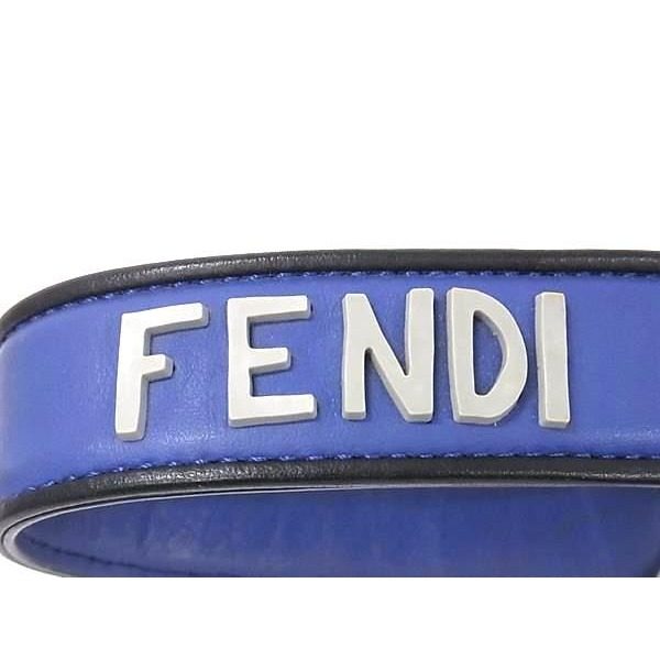 Fendi Strap Handle for Mini Leather Bag Blue Gray — view 4