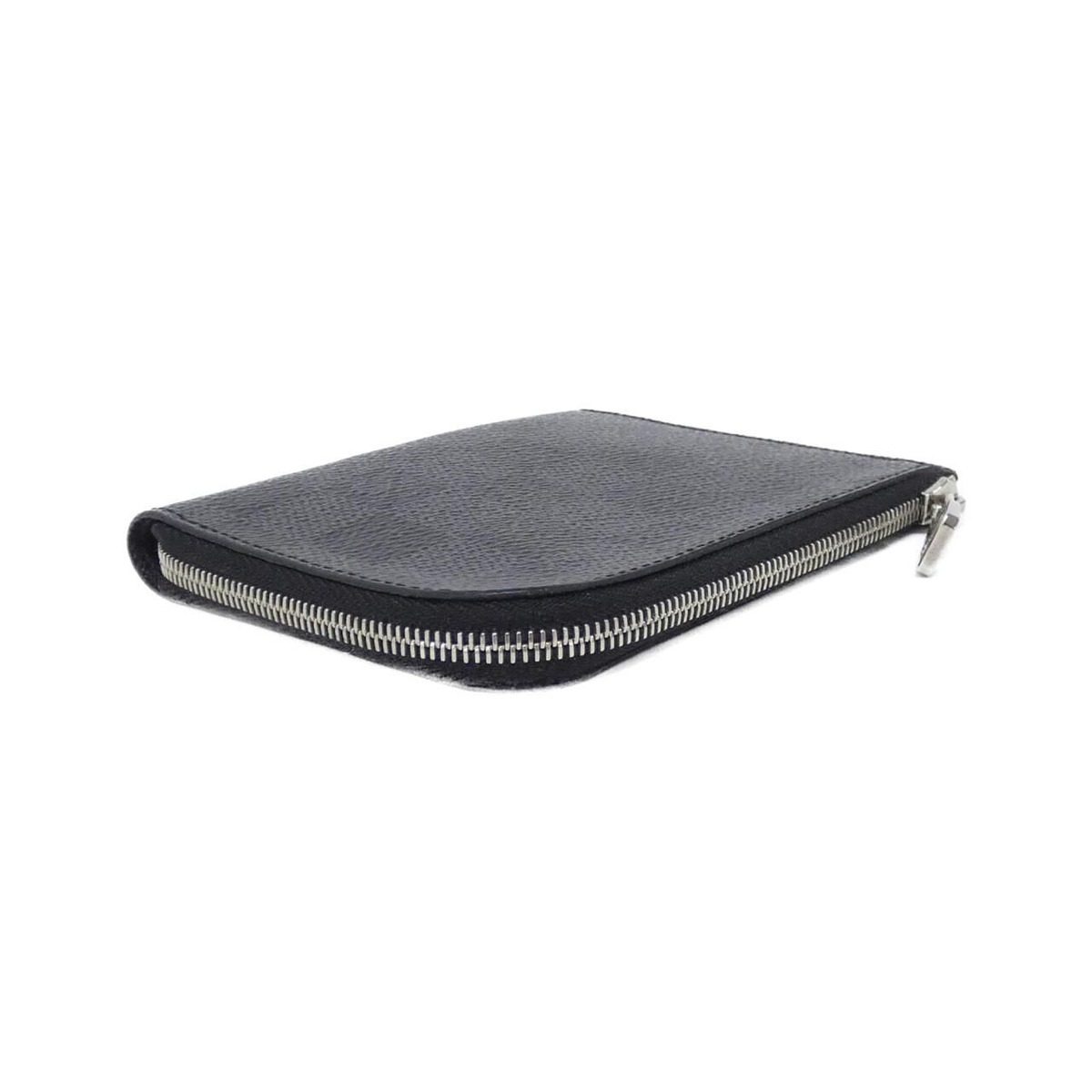 Louis Vuitton Damier Graphite Porte Monet Coin Case — view 3