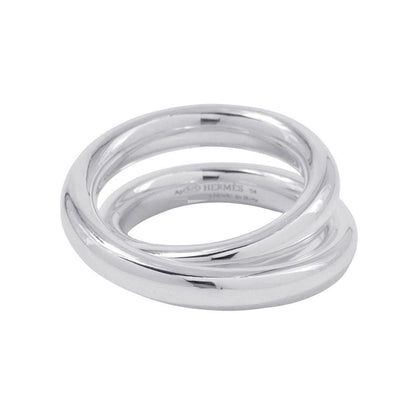 Hermes Ring Vertijus Silver 54
