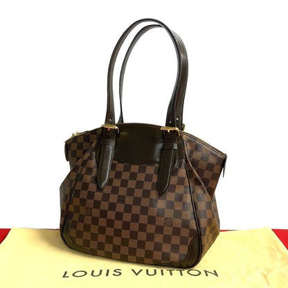 Louis Vuitton Verona MM Damier Leather Handbag Mini Tote Bag