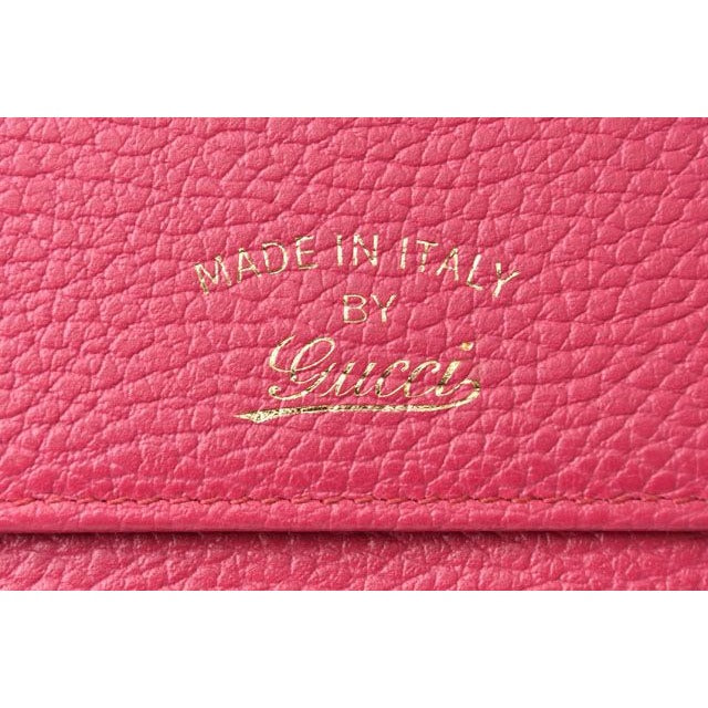 Gucci Long Wallet Swing Pink — view 10