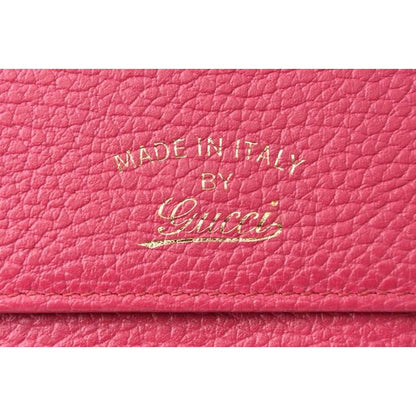 Gucci Long Wallet Swing Pink — view 10