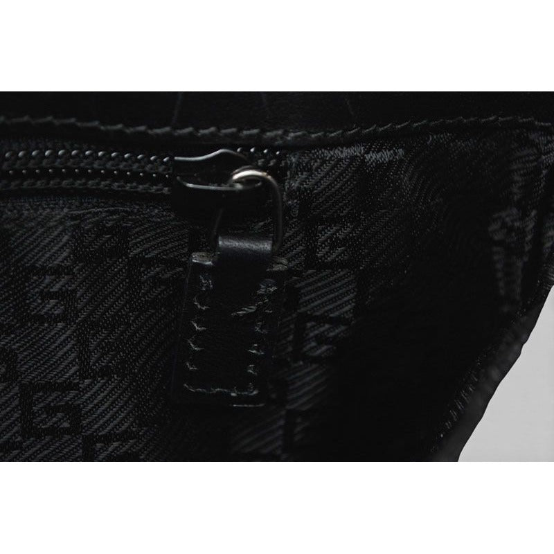 Gucci Shoulder Bag Vintage Crossbody Leather Black — view 16