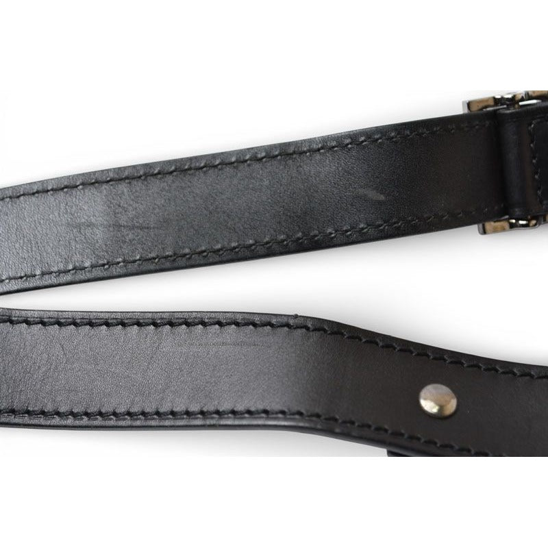 Gucci Shoulder Bag Vintage Crossbody Leather Black — view 9