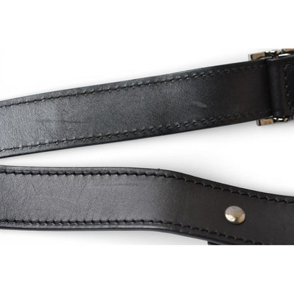 Gucci Shoulder Bag Vintage Crossbody Leather Black — view 9