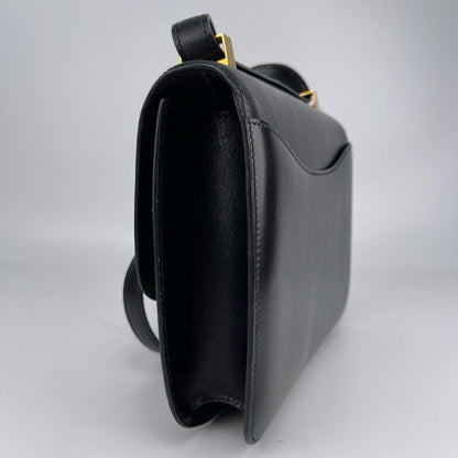 Hermes Constance 23 Shoulder Back Calf Cowhide Box Black Bag — view 4