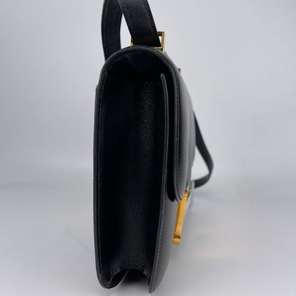 Hermes Constance 23 Shoulder Back Calf Cowhide Box Black Bag — view 5
