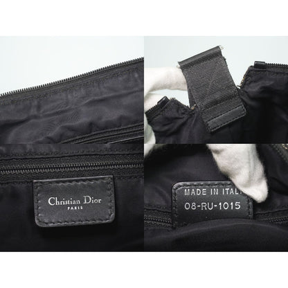 Dior Trotter Shoulder Bag Pochette Canvas Gray Black — view 9