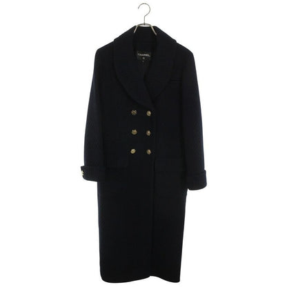 Chanel Gold Button Hamburger Coat 34