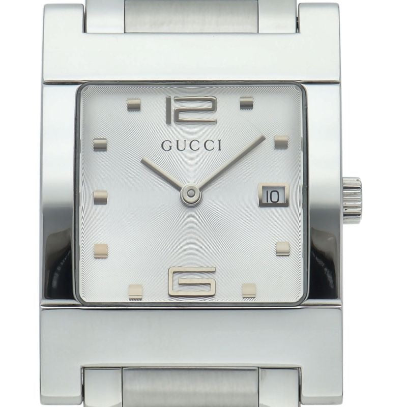 Gucci Square Watch 7700 M SS Silver Polished