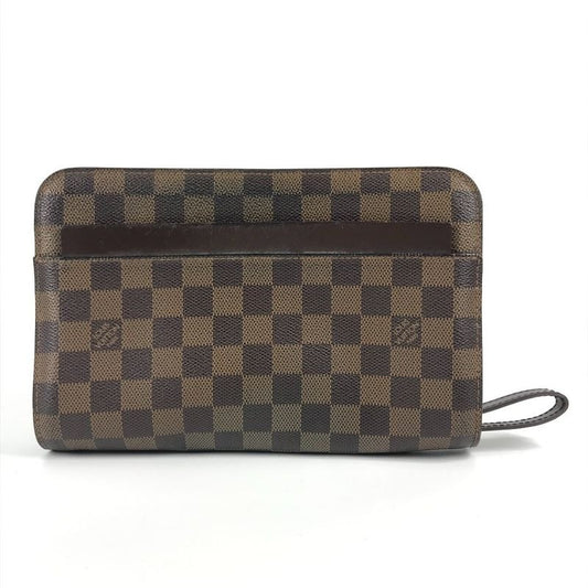 Louis Vuitton Second Bag Saint Damier Canvas Ebene Brown