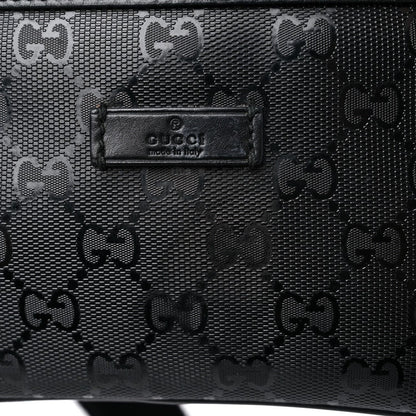 Gucci GG Supreme Imprime Monogram Waist Bag Belt Bag Pouch Mens Black