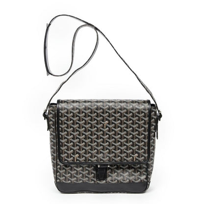 Goyard Gran Blue Black Goyardin Canvas