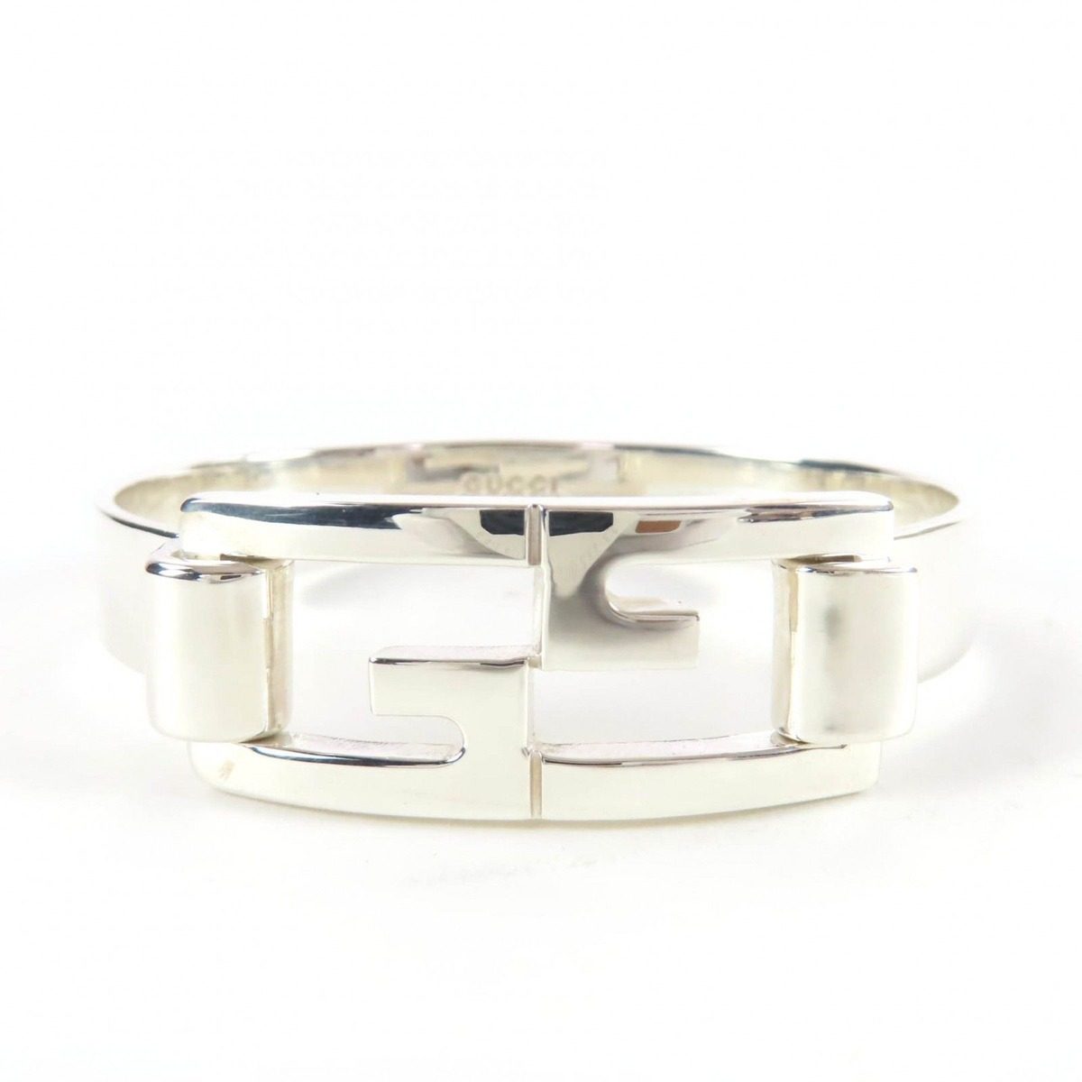 Gucci GG Bangle Bracelet Silver Weight