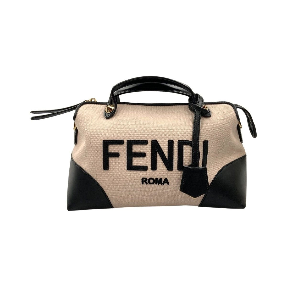 Fendi Vitheway Medium Boston Bag 2-Way 8 Bl146 Pink
