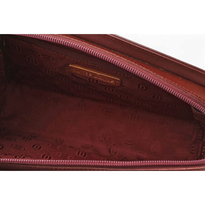 Cartier Clutch Bag Must Line Vintage Leather Bordeaux — view 13